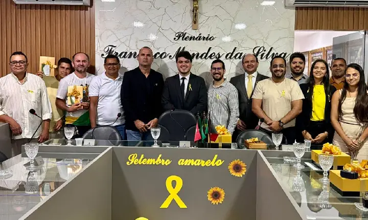 Câmara Municipal de Pilõezinhos, realiza Sessão Especial sobre o Setembro Amarelo